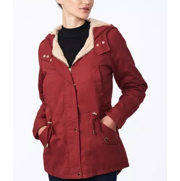 NWT Collection B Juniors' Hooded Anorak Jacket - Picture 1 of 7